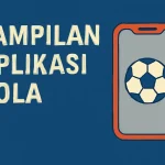 tampilan aplikasi bola