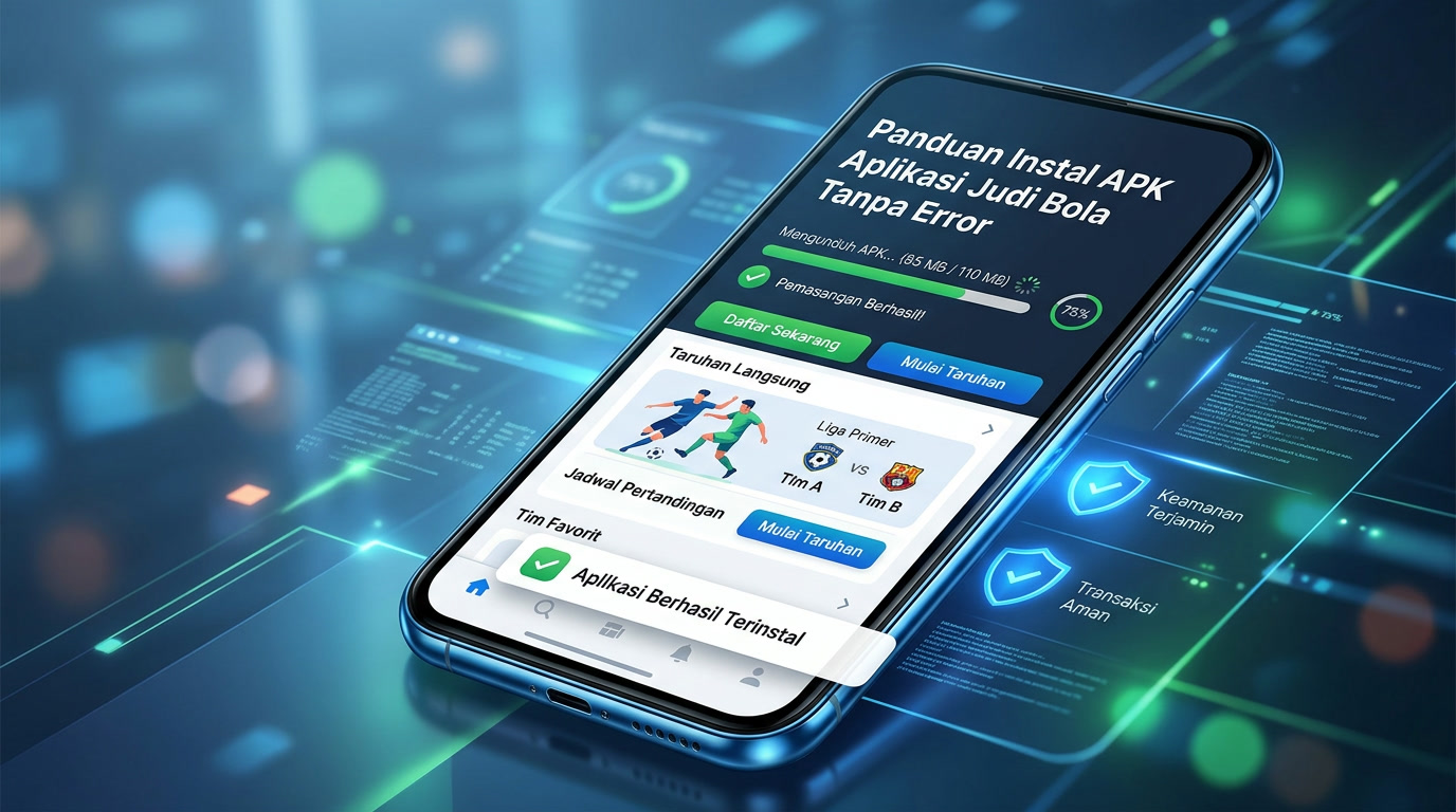 instal aplikasi judi bola apk